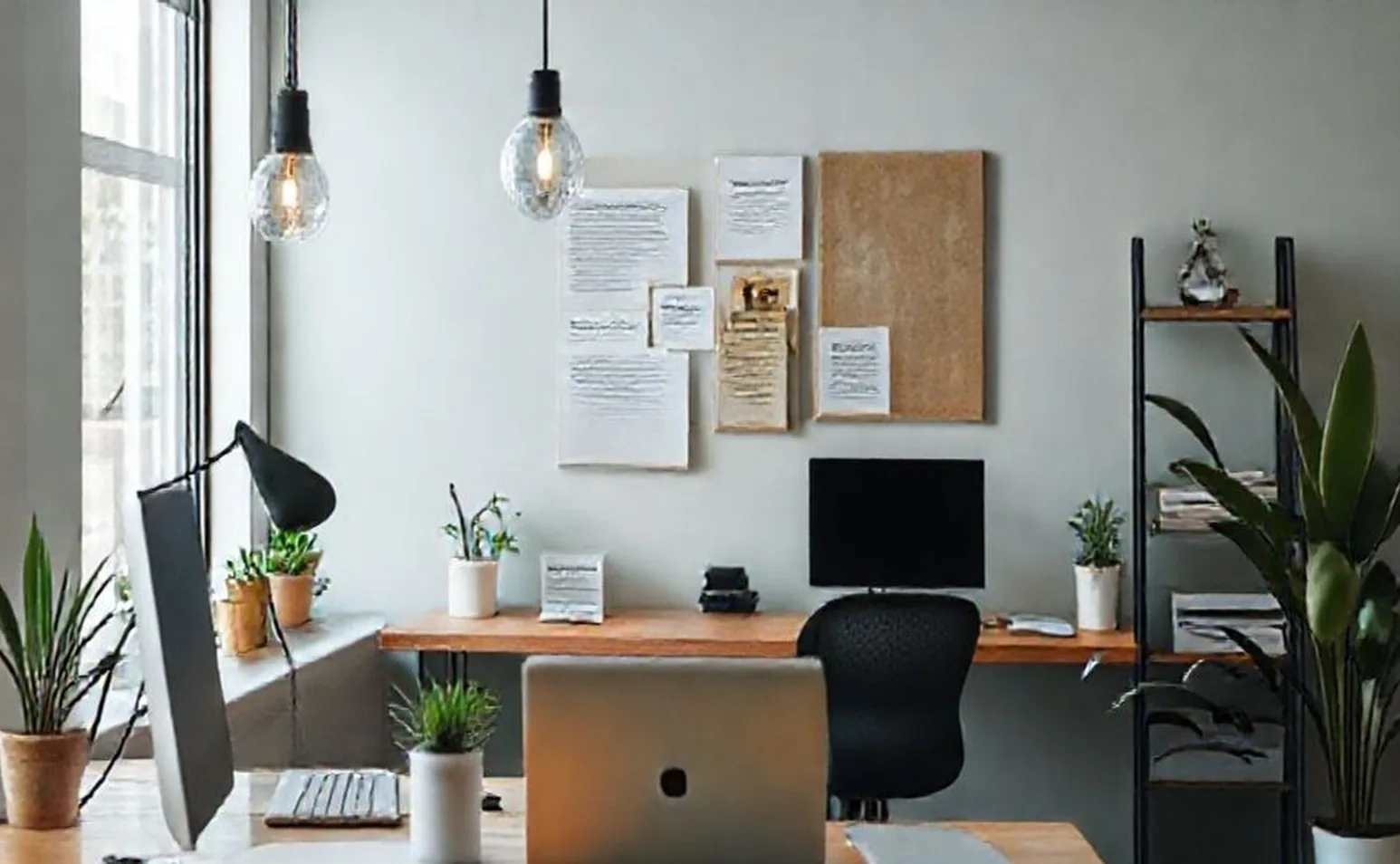 Business intuition workspace calm